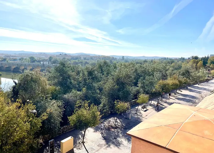 Geysotur Balcon Del Puente Romano Con Parking Gratis דירה